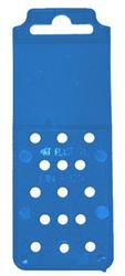 PLACCHETTE PLAST.CELESTE CM 12,5X4,5