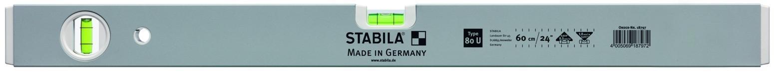 LIVELLE STABILA 80U LEGA 2 FIALE CM100