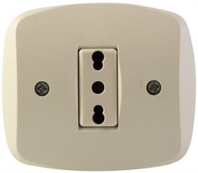 PRESA BIVALENTE 10-16A INCASSO C65 BAS