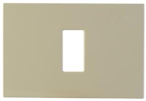 PLACCA S75 RESINA 1F AVORIO BIANCO