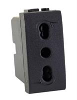 PRESA SICUREZZA 2P-10-16A+T GRIGIO PLU