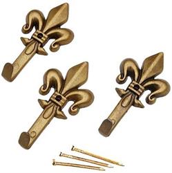 GANCI DECOR GIGLIO PICCOLO BRONZO PZ.5