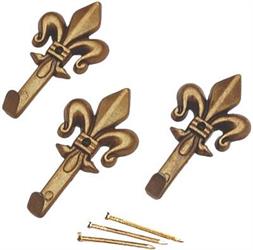 GANCI DECOR GIGLIO PICCOLO ORO PZ.5