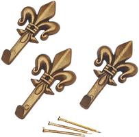 GANCI DECOR GIGLIO PICCOLO ORO PZ.5