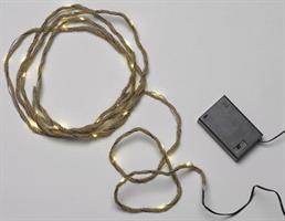 LUCI CORDA CANAPA 30MICROLED BIAN.CALD