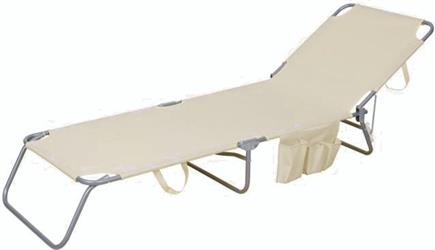 LETTINO C.TASC.METAL.CM 188X58X25 ECRU