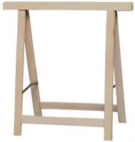 CAVALLETTI LEGNO DURO FAGGIO CM 75HX75
