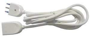 PROLUNGA BIANCA 5 MT 3X1,5MM 2P+T 16A