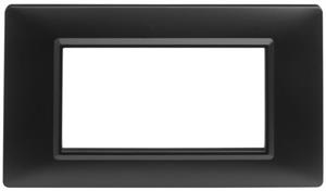 PLACCA 4 POSTI MAURER NERO DELIGHT