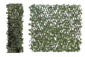 TRALICCI PVC C.FOGLIE ACERO MT 1X2