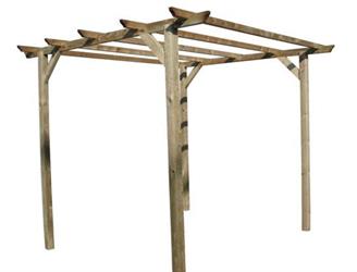 PERGOLA LIBERA LEGNO IMPREG.CM 300X300