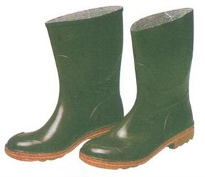 STIVALI TRON.PVC VERDE S.CARR.47 EN347