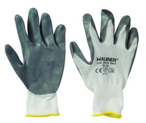 GUANTI MAURER SPAL.NITRILE GRIGIO T 10