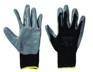 GUANTI MAURER SPAL.NITRILE GRIGIO T 11