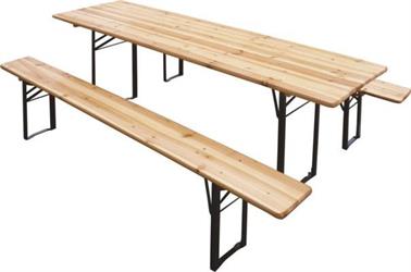 SET BIRRERIA IN LEGNO CM.80X200