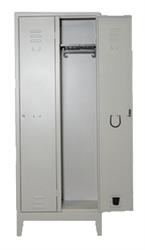 ARMADIO SPOGLIATOIO 2 POS. CM69X33X180