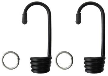 GANCIO ACCIAIO X CORDE ELAS.MM 6-8 PZ2