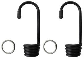 GANCIO ACCIAIO X CORDE ELAS.MM 6-8 PZ2