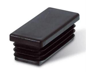 PIEDINO RETTAN.ALET.NERO MM30X40