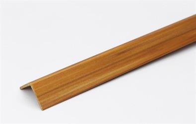 ANGOLARE PVC NOCE CHIARO MM 25X25 MT.3