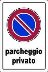 CARTELLI PLAST.CM 20X30 PARCHEG.PRIVA.