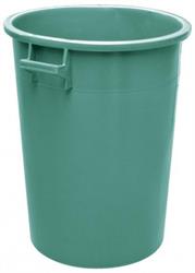 BIDONE PLAST.IMMONDIZIE VERDE LT 75
