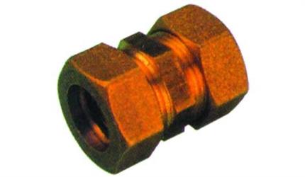 BOCCHETTONE LISCIO OTTONE CON OR MM.10