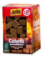 CUBETTI ACCENDIFUOCO PZ.125 BOX