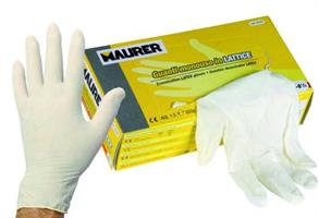 GUANTI LATEX TRASP. DISP. 100PZ TG.M
