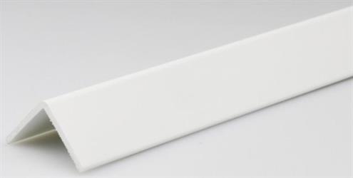 PROFILO PVC BIANCO MM 25X25 OPACO  MT2