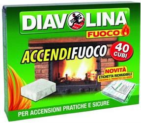 ACCENDIFUOCO DIAVOLINA 40 CUBETTI