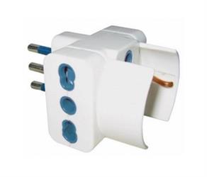 ADATT.TRI.SP 2P+T16A BIPASSO+SCHUKO B.