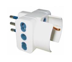 ADATT.TRI.SP 2P+T16A BIPASSO+SCHUKO B.