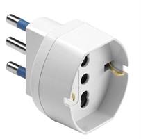 ADATT.SEM.SPINA 2P+16A+PRESA SCHUKO B.