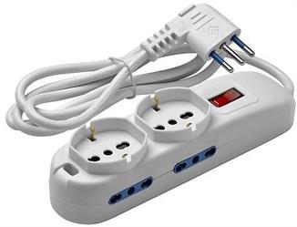 MULTIPRESA SP2P+T10A PRESA 2 SCHUKO