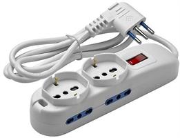 MULTIPRESA SP2P+T10A PRESA 2 SCHUKO