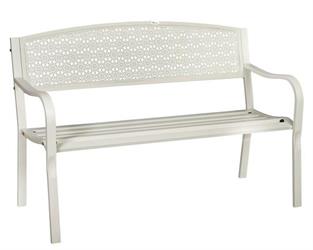 PANCHINA ACC. DOTHAN 128X56X85 BIANCA