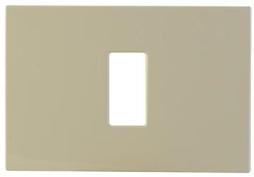 PLACCA S75 RESINA 1F AVORIO BIANCO