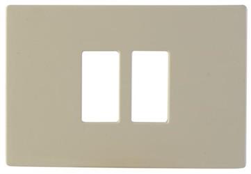 PLACCA S78 RESINA 2F AVORIO BIANCO