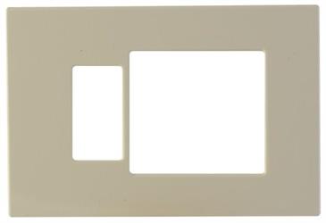 PLACCA S75 RES.SCHUKO FQ+1P AVORIO BIA