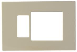 PLACCA S75 RES.SCHUKO FQ+1P AVORIO BIA