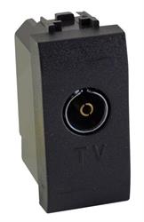 PRESA COAX MM 9,5 PASS.TV GRIGIO PLUS