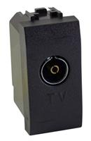 PRESA COAX MM 9,5 PASS.TV GRIGIO PLUS