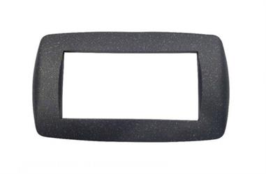 PLACCA MILLENIUM 4 FORI MODERN NERA