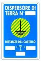 CARTELLI DISPERSORE TERRA CM 20X30
