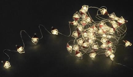 LUCI DEC.BABBO NATALE BATT.B.CALDO