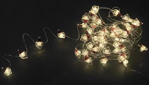 LUCI DEC.BABBO NATALE BATT.B.CALDO