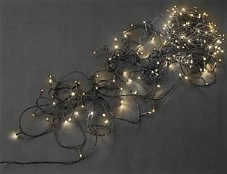 LUCI NATALE 300 LED BATT.B.CALDO