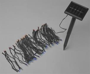 LUCI NATALE SOLARI 100 LED MULTICOLR