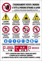 CARTELLI X CANTIERE 11 SIMB. CM 73X90